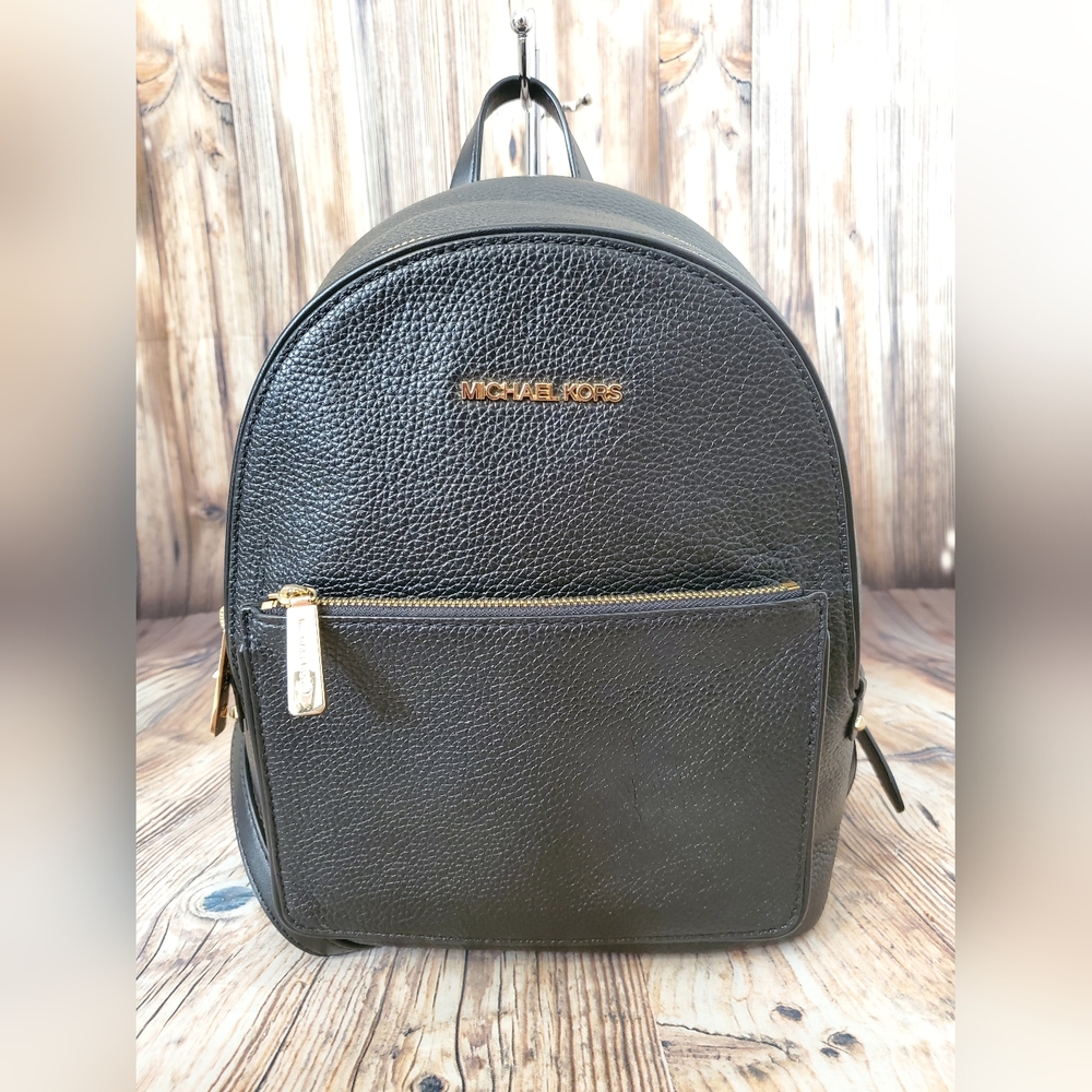 Michael Kors Adina Backpack Pebbled Leather Medium Backpack
